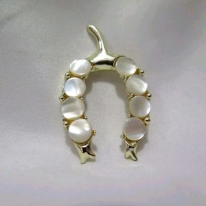 Estate Sale Pearl Accent Brooch Pin